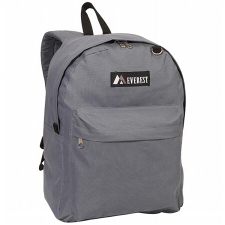 Everest Trading Everest 2045CR-GY 16.5 in. Classic Backpack 2045CR-GY
